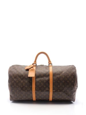Louis Vuitton 1990 pre-owned Keepall 60 travel bag - Brown