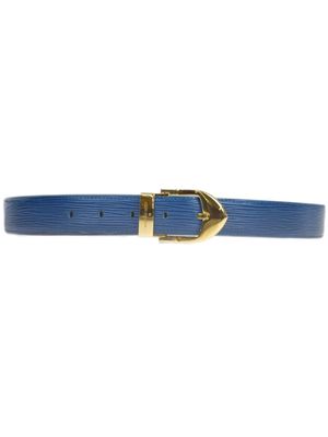 Louis Vuitton 1997 pre-owned Ceinture Classic buckle belt - Blue