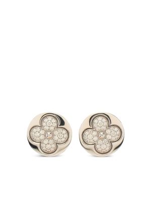 Louis Vuitton 2000s pre-owned 18kt white gold Sun Blossom earrings - Silver