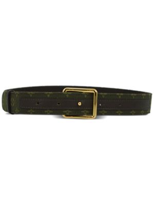 Louis Vuitton 2007 pre-owned Monogram buckled belt - Green