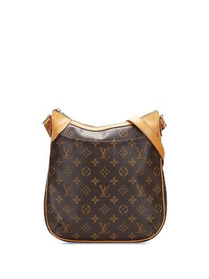 Pre-owned Louis Vuitton 2010 Odeon Pm Crossbody Bag In Brown