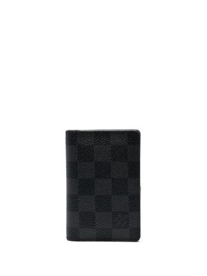 Louis Vuitton 2011 pre-owned Damier Graphite wallet - Black