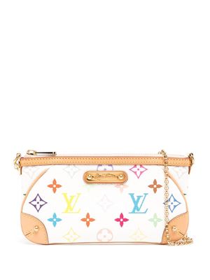 Louis Vuitton 2013 pre-owned Monogram Multicolour Pochette Milla MM chain handbag - White