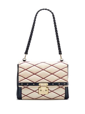 Louis Vuitton 2014 pre-owned Malletage flap shoulder bag - Neutrals