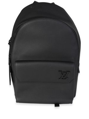 Louis Vuitton 2021 pre-owned logo-plaque backpack - BLACK