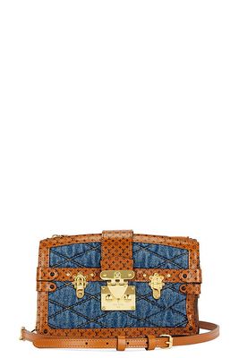 Louis Vuitton Monogram Denim Trunk Shoulder Bag in Denim-Medium