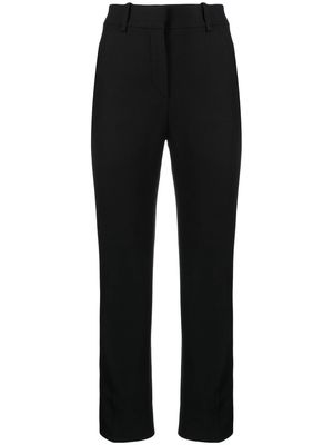 Louis Vuitton pre-owned high-waisted slim-fit trousers - Black