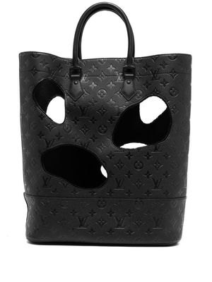 Louis Vuitton x Comme des Garçons 2021 pre-owned laser-cut tote bag - Black