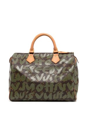 Louis Vuitton x Stephen Sprouse 2001 pre-owned Speedy 30 bag - Brown