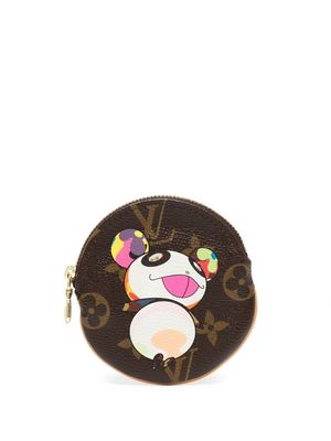 Louis Vuitton x Takashi Murakami 2004 pre-owned monogram Panda coin case - Brown