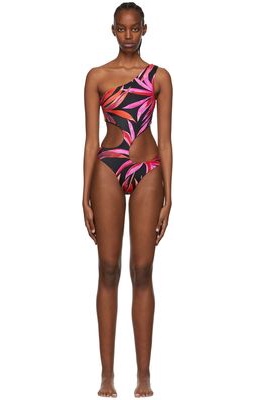 Louisa Ballou Black Recycled NylonOne-Piece Swimsuit