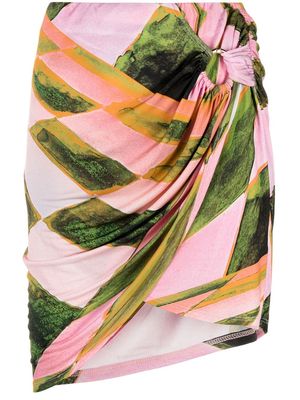 Louisa Ballou Coastline short skirt - Green