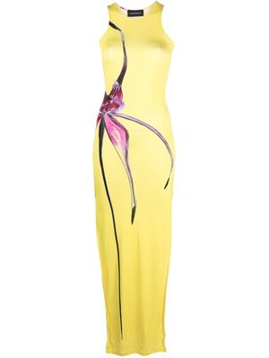 Louisa Ballou Sea Breeze floral-print maxi dress - Yellow