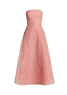 Louisa Lace Strapless Cocktail Dress