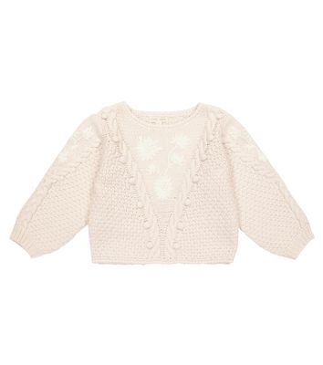 Louise Misha Acacia embroidered knitted sweater