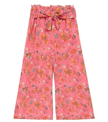 Louise Misha Amandine floral wide cotton pants
