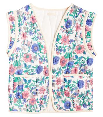 Louise Misha Andres reversible floral cotton vest