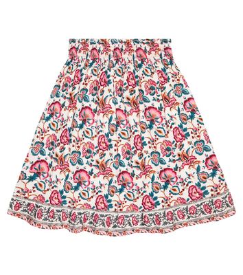 Louise Misha Anneta floral cotton midi skirt