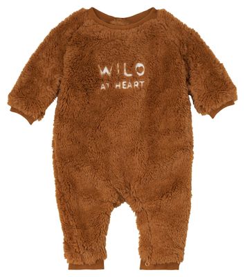 Louise Misha Baby James faux shearling onesie