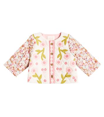 Louise Misha Baby Orisha printed cotton jacket