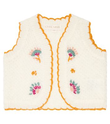 Louise Misha Baby Sylna embroidered cardigan