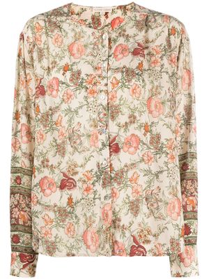 Louise Misha Berna floral-print blouse - Neutrals