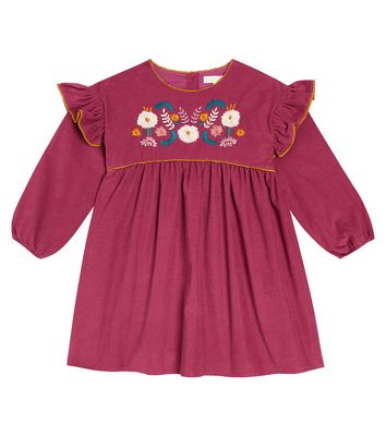 Louise Misha Embroidered cotton dress