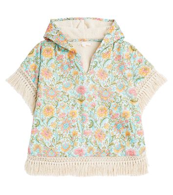 Louise Misha Floral cotton cape