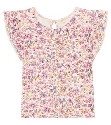 Louise Misha Hermance floral cotton jersey T-shirt