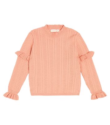 Louise Misha Jevo cable-knit cotton sweater