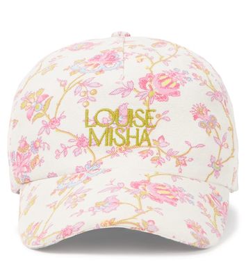 Louise Misha Julietta floral cotton canvas baseball cap