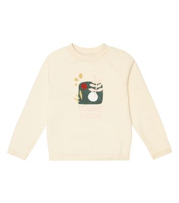 Louise Misha Kyra embroidered cotton sweatshirt