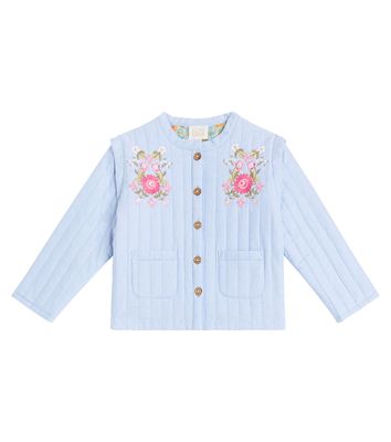 Louise Misha Mauricette embroidered cotton jacket