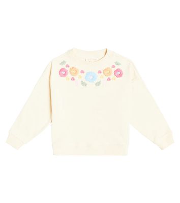 Louise Misha Rosalia embroidered cotton sweatshirt