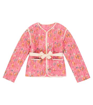 Louise Misha Teliani floral quilted jacket