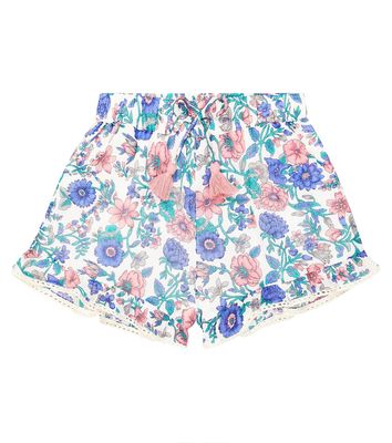 Louise Misha Vallaloid floral cotton shorts