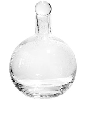 Louise Roe Bubble glass carafe - White