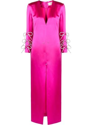 Loulou Adele silk taffeta maxi dress - Pink