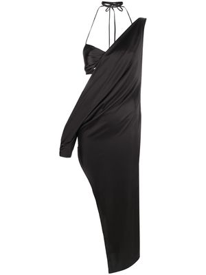 Loulou asymmetric-design sleeveless dress - Black