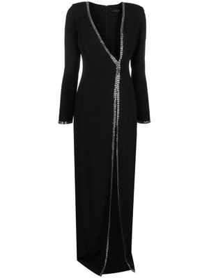Loulou Laylin crystal-embellished maxi dress - Black