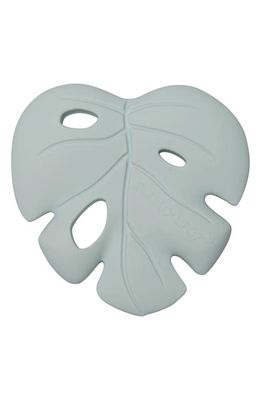 Loulou Lollipop Monstera Silicone Teether in Mint