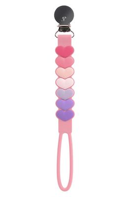 Loulou Lollipop Teething Clip in Pink