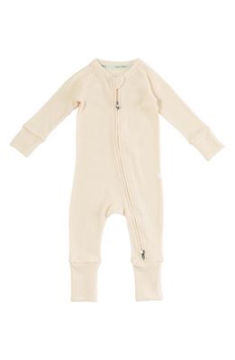 Loulou Lollipop Waffle Knit Pajamas in Cream