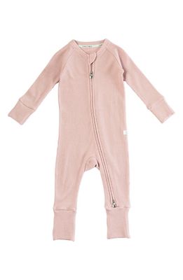 Loulou Lollipop Waffle Knit Pajamas in Pink