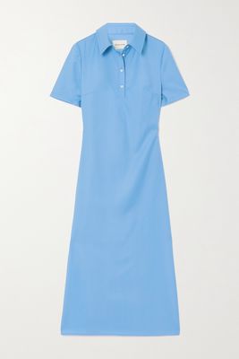 LOULOU STUDIO - Bira Wool-twill Midi Dress - Blue