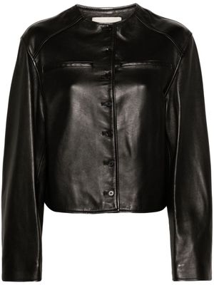 Loulou Studio Brize leather jacket - Black