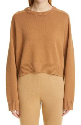 Loulou Studio Bruzzi Oversize Wool & Cashmere Sweater in Camel