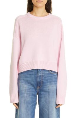 Loulou Studio Bruzzi Oversize Wool & Cashmere Sweater in Pink