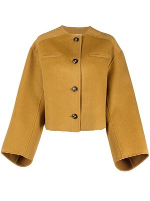 Loulou Studio button-up tailored jacket - Yellow