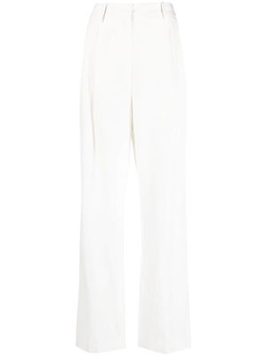 Loulou Studio Cadar wide-leg trousers - White